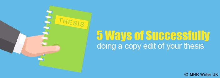 Ways of Professional Copy Edit of Your Thesis